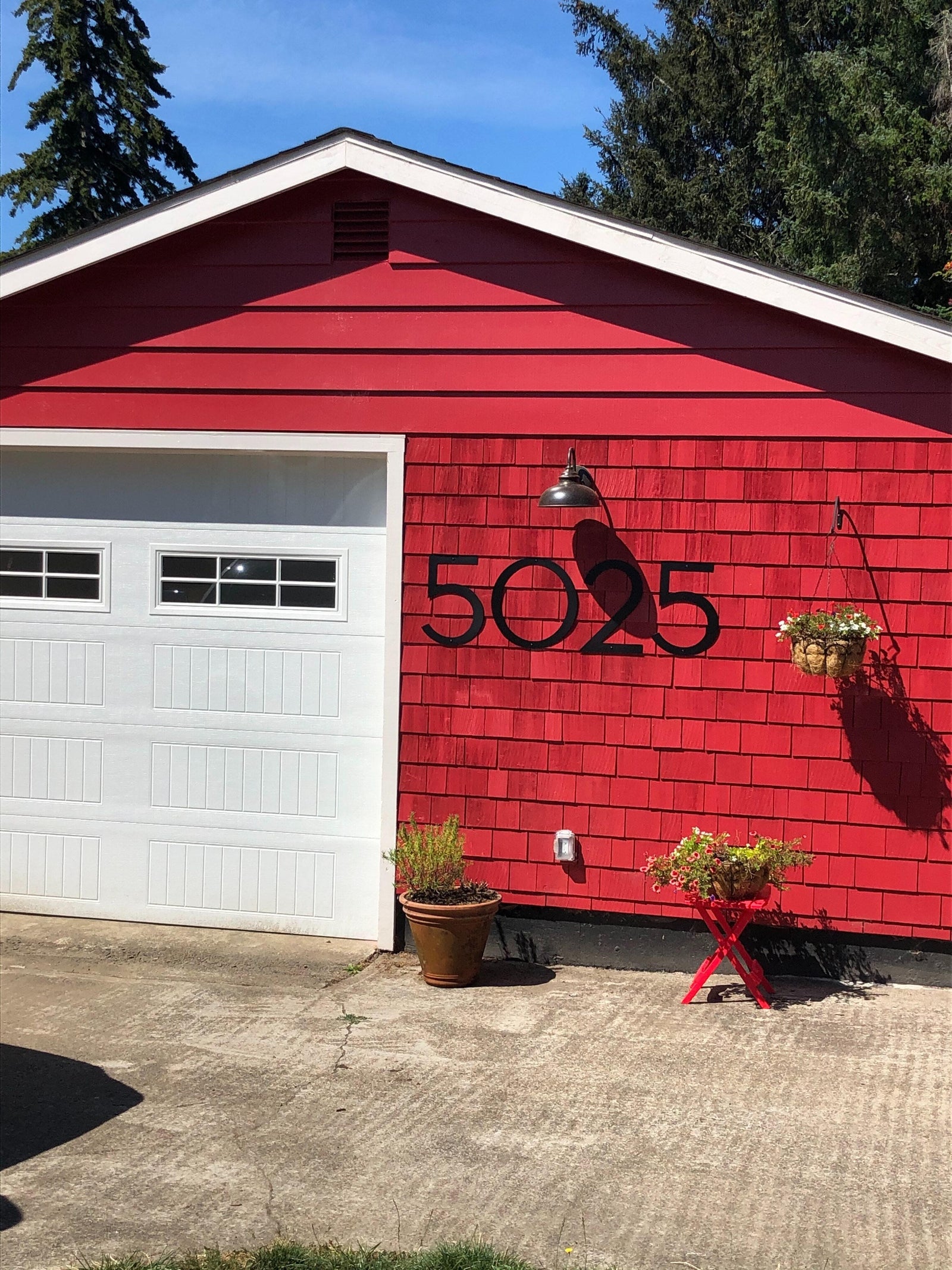 18'' Modern House Number or Letter - Contemporary Home Address - Extra Large Door Numbers - JackJacks Metal