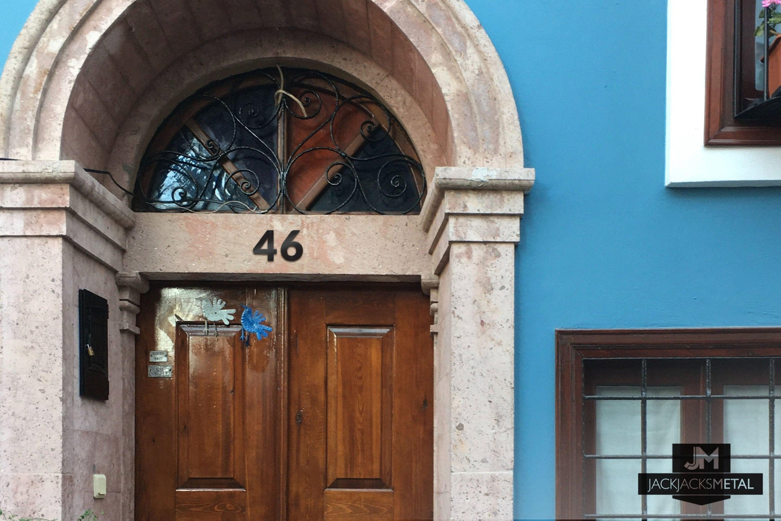 4" Modern Classic Metal Outdoor Address Signage Number - Modern Classic Home Address – Medium Door Numbers - JackJacks Metal