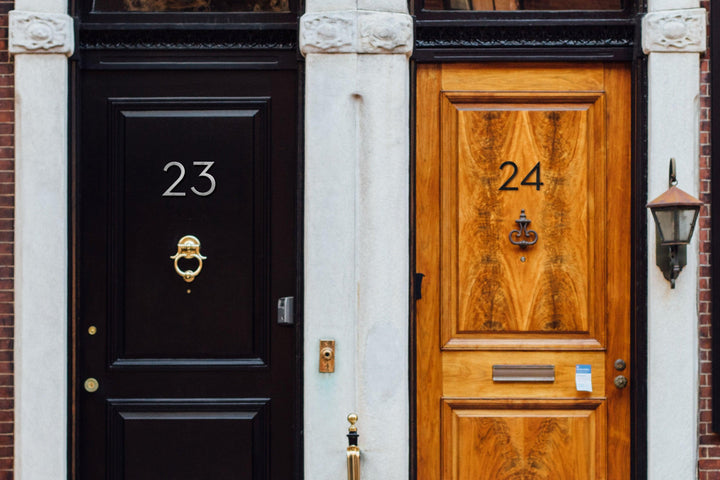 5'' Modern House Number or Letter - Contemporary Home Address -Medium Door Numbers - JackJacks Metal