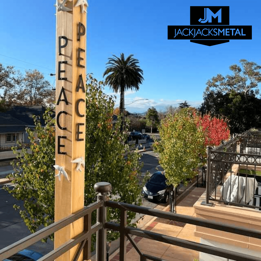 2.5" Modern House Letter - Contemporary Home Address - Small Size Letters - JackJacks Metal 