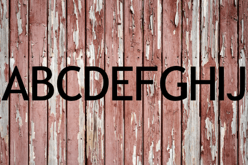 8'' Modern House Letter - Contemporary Home Address -Large Size Letters - JackJacks Metal 