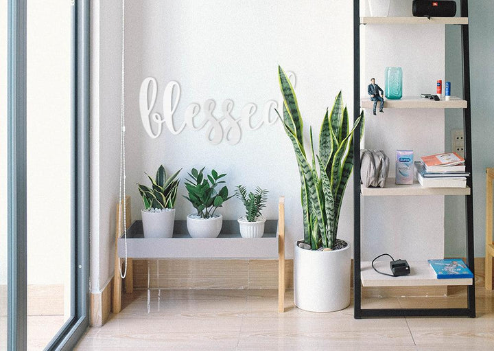 Blessed Word Wall Art Sign - JackJacks Metal 