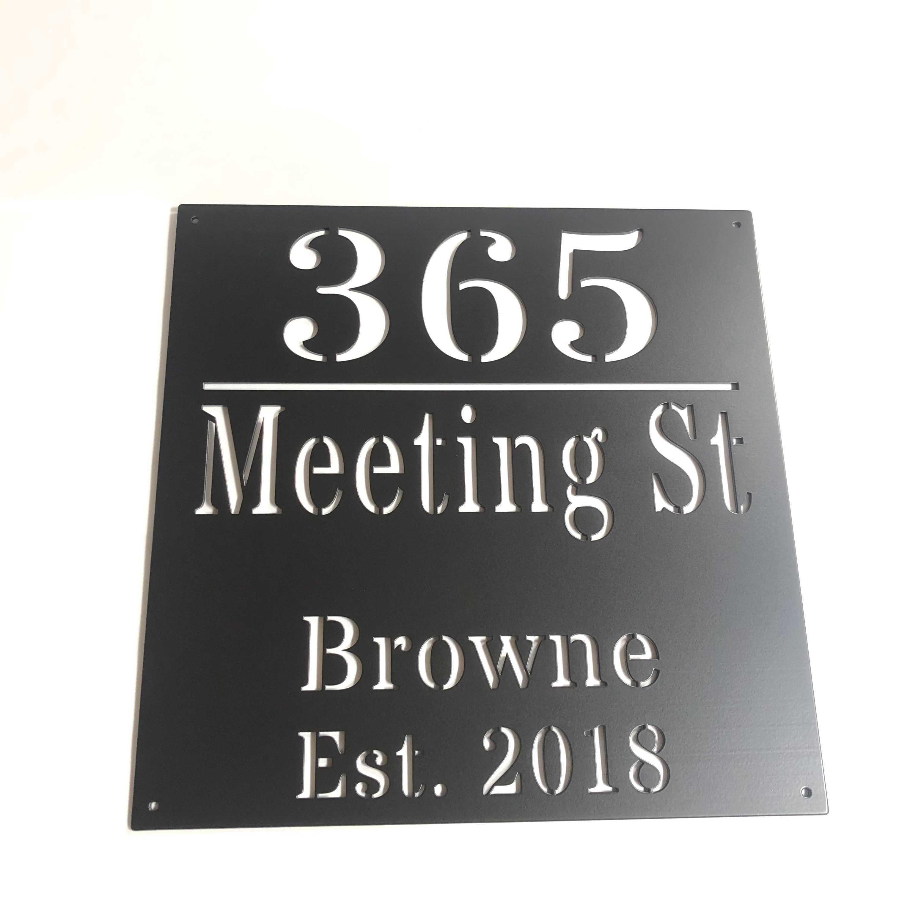 customized-metal-address-sign-