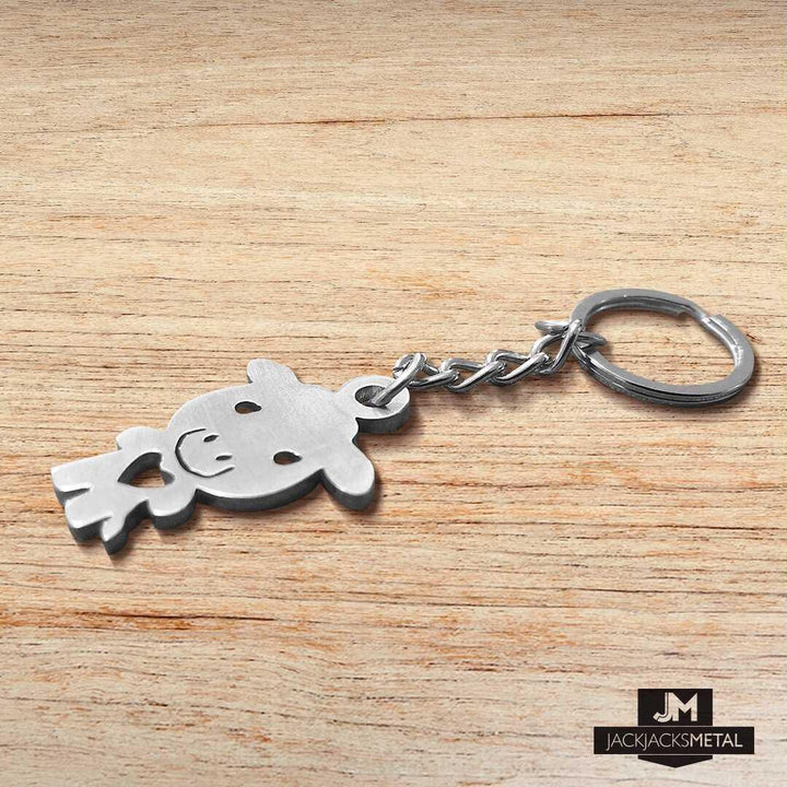 Cute Cow Key Chain - JackJacks Metal 