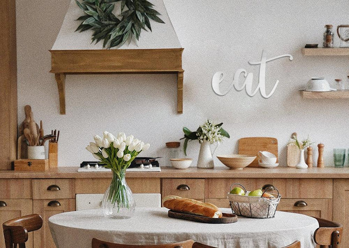 Eat Word Wall Art Sign Rustic sign - JackJacks Metal 