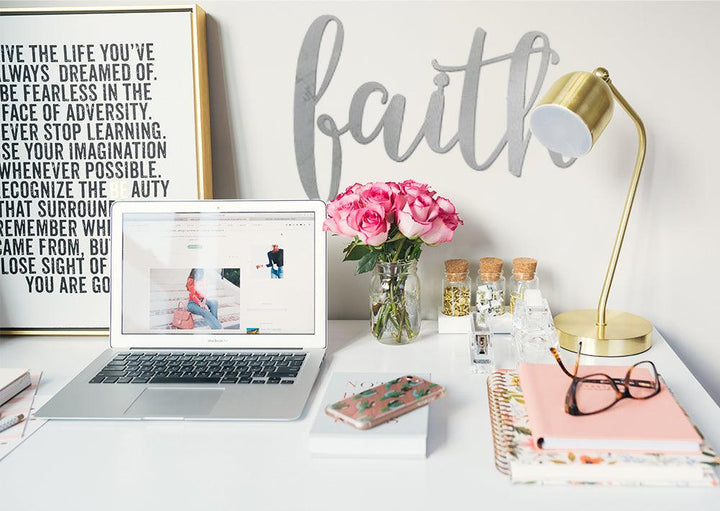 Faith Word Wall Art Sign - JackJacks Metal 