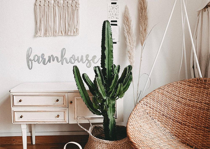 Farmhouse Word Wall Art Sign - JackJacks Metal 