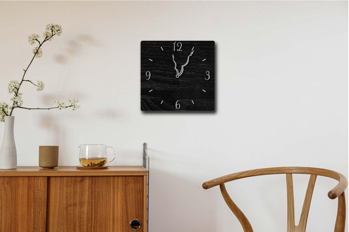 Modern Metallic Numbers and Hands Set for Wall Clocks - JackJacks Metal 