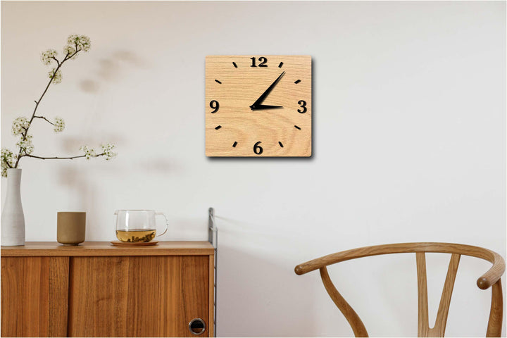 Modern Metallic Numbers and Hands Set for Wall Clocks - JackJacks Metal 