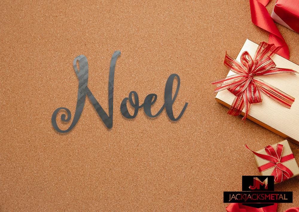 Noel Word Wall Art Sign - JackJacks Metal 