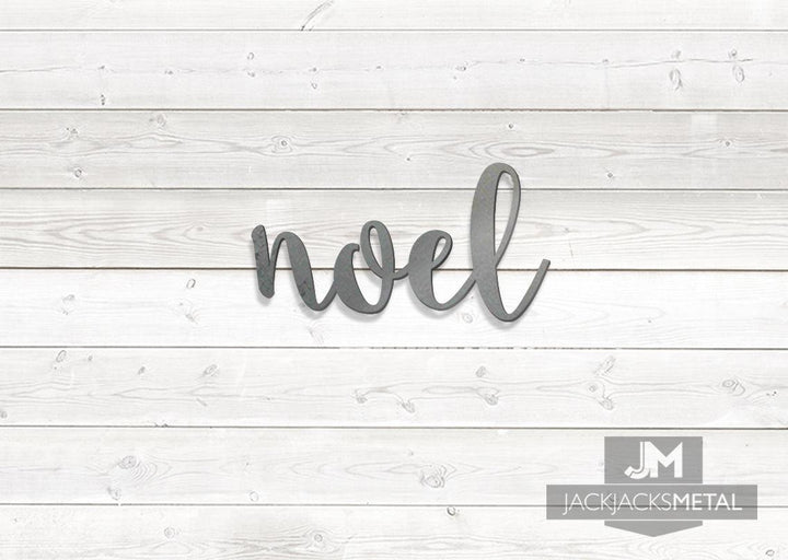 Noel Word Wall Art Sign - JackJacks Metal 