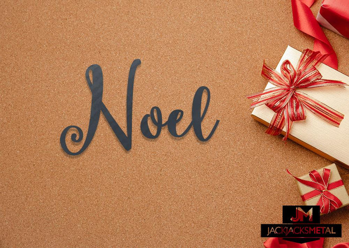 Noel Word Wall Art Sign - JackJacks Metal 
