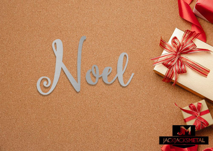 Noel Word Wall Art Sign - JackJacks Metal 
