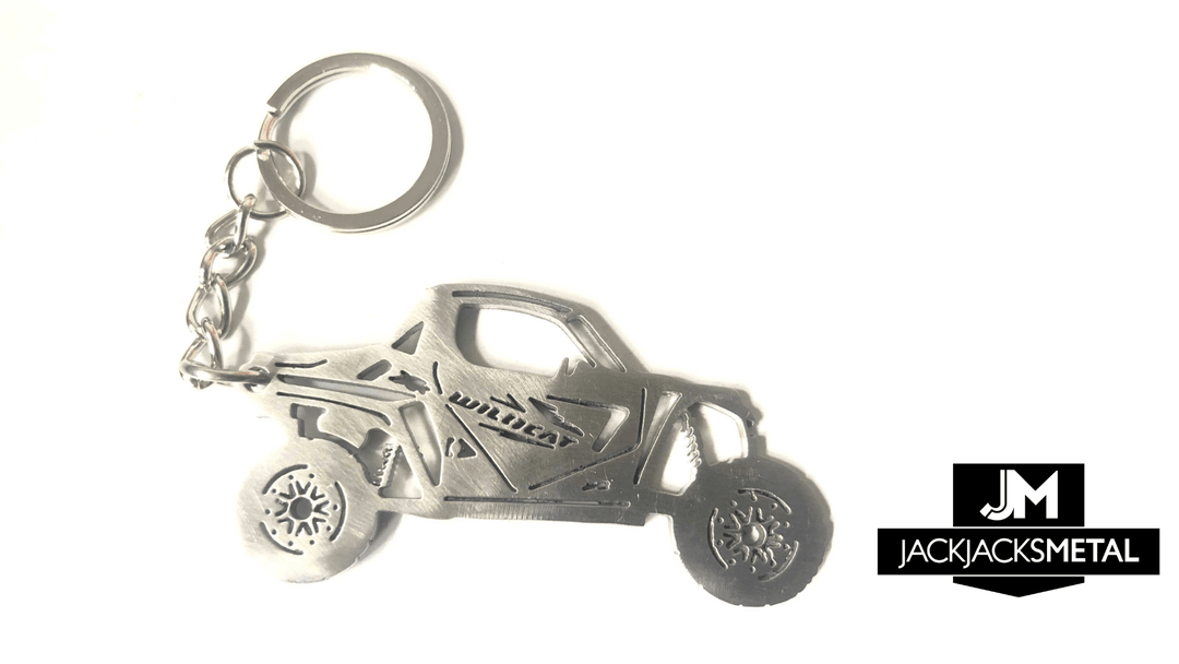 SXS Keychain Off Road Vehicle side-by-size - JackJacks Metal 