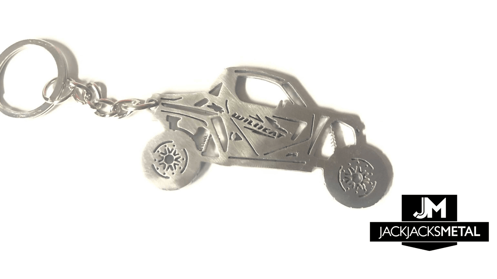 SXS Keychain Off Road Vehicle side-by-size - JackJacks Metal 