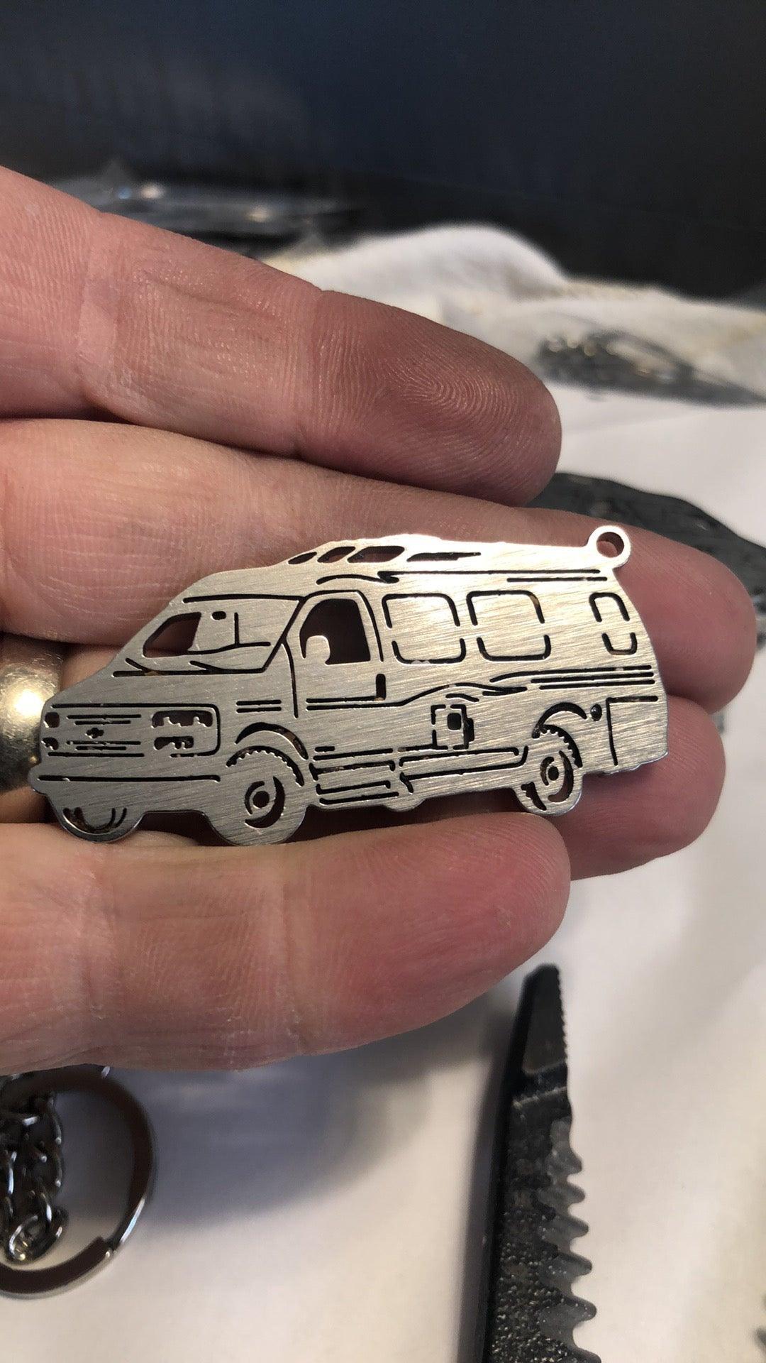 Van Keychain - JackJacks Metal 