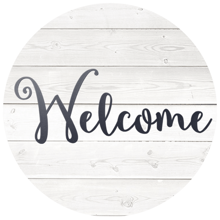 Welcome Word Wall Art Sign - JackJacks Metal 