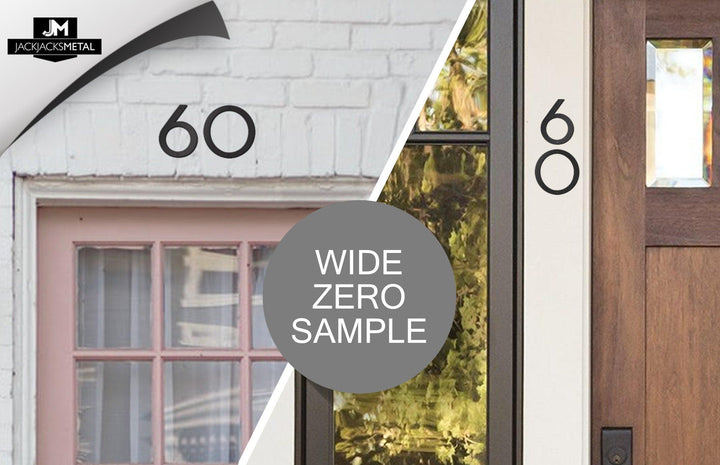 8" Metal House Number - Modern Font House Number - Metal Address Number - Street Address Number - Laser Cut from Mild Steel